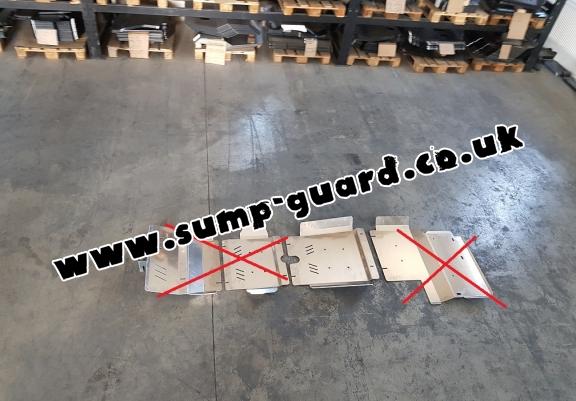 Aluminum gearbox guard for Toyota Hilux Revo