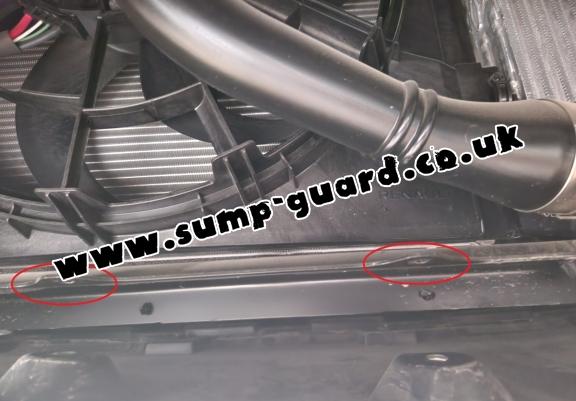 Steel sump guard for Nissan X-Trail T33