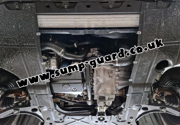 Steel sump guard for Vauxhall Movano