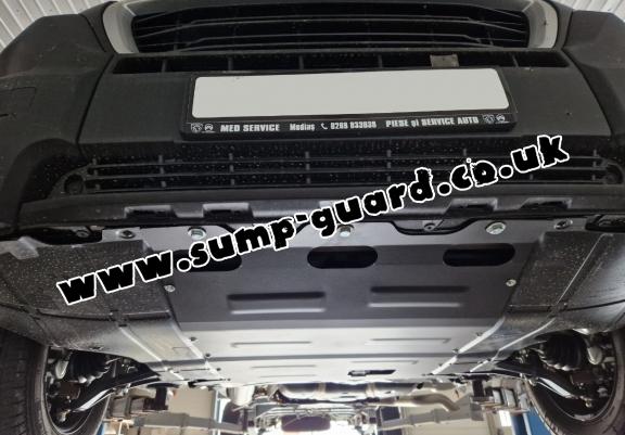 Steel sump guard for Fiat Ducato