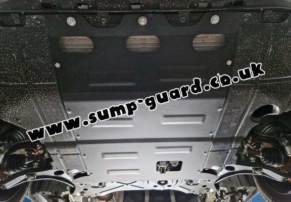 Steel sump guard for Peugeot Boxer