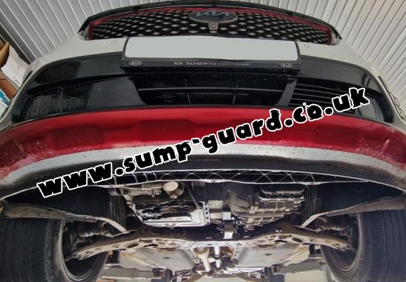 Steel sump guard for Kia Sorento