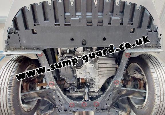 Steel sump guard for Dacia Logan 