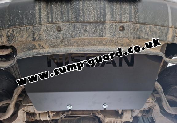 Steel radiator guard for Nissan Navara