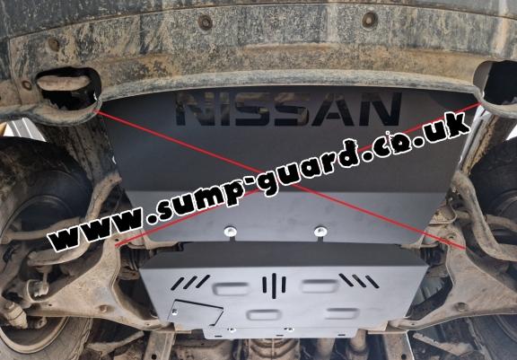 Steel sump guard for Nissan Pathfinder