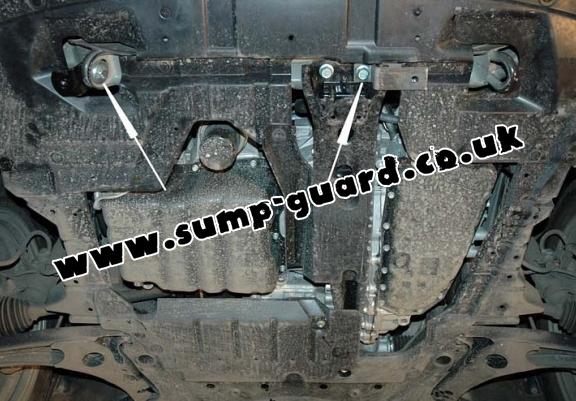 Steel sump guard for Citroen C - Crosser