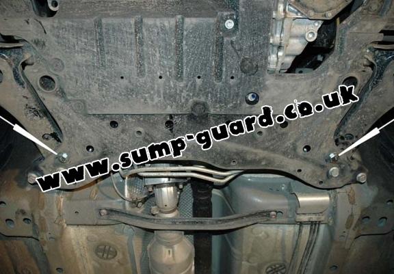 Steel sump guard for Citroen Aircross