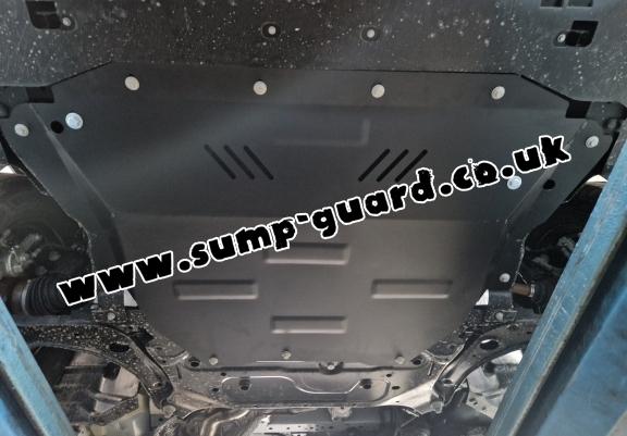 Steel sump guard for the protection of the engine and the gearbox for Ford Transit Custom