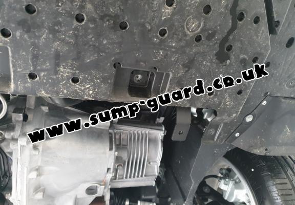 Steel sump guard for Peugeot 208