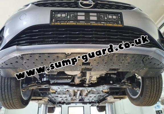 Steel sump guard for Peugeot 2008