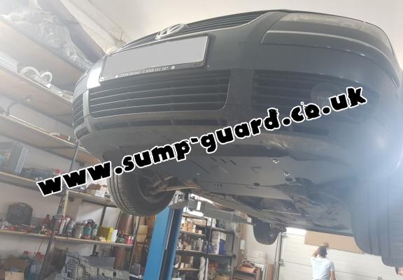 Steel sump guard for Audi A4  B6