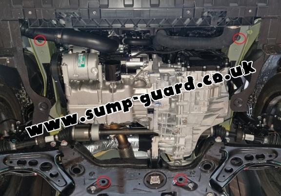 Steel sump guard for Baic Beijing X75