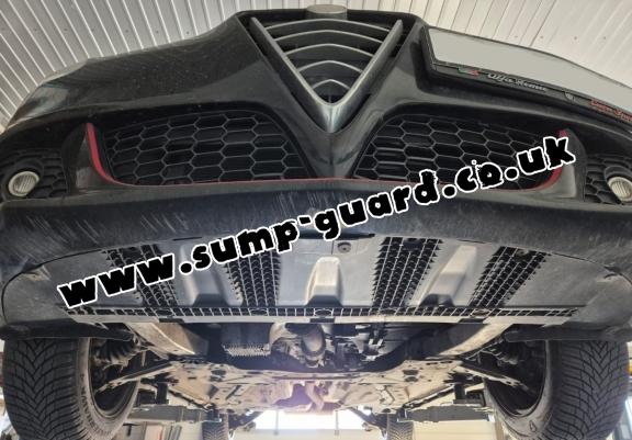 Steel sump guard for Alfa Romeo Giulietta