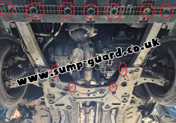 Steel sump guard for Alfa Romeo Giulietta