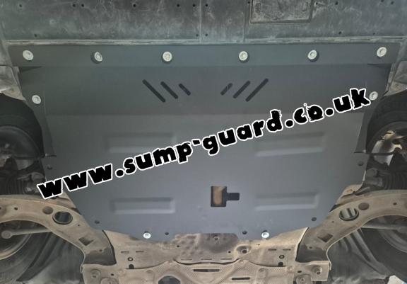 Steel sump guard for Mazda 2