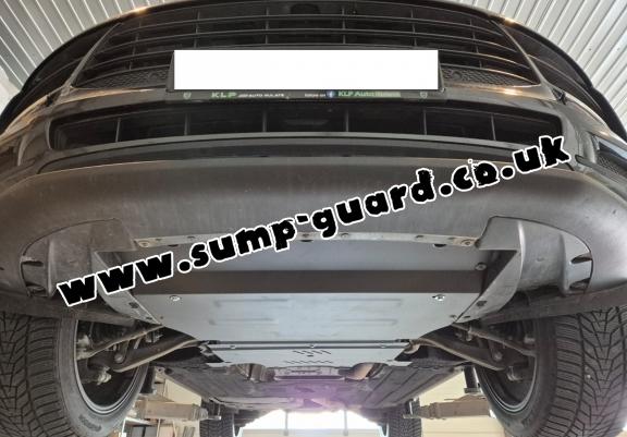 Steel sump guard for Porsche Macan