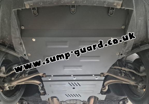 Steel sump guard for Porsche Macan
