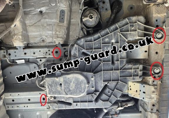 Steel AdBlue tank guard for Ford Transit Custom