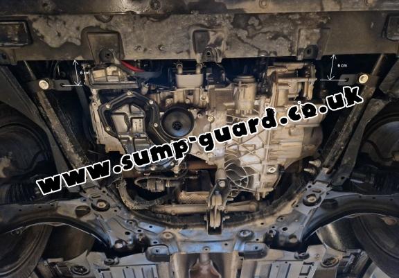 Steel sump guard for Renault Captur