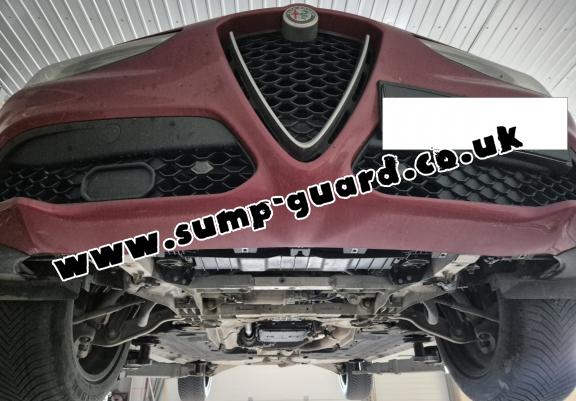 Steel sump guard for Alfa Romeo Stelvio