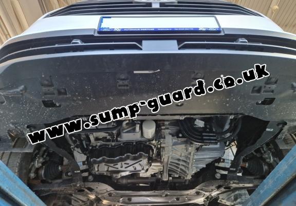 Galvanized steel sump guard for Ford Transit Custom