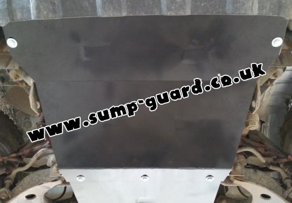 Steel sump guard for the protection of the engine and the radiator for Nissan Pick Up