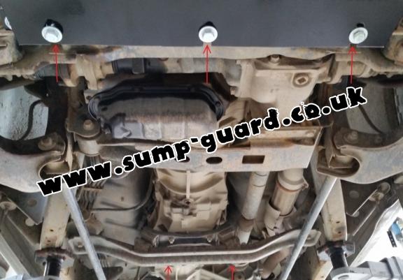 Steel gearbox guard for Nissan Pick Up