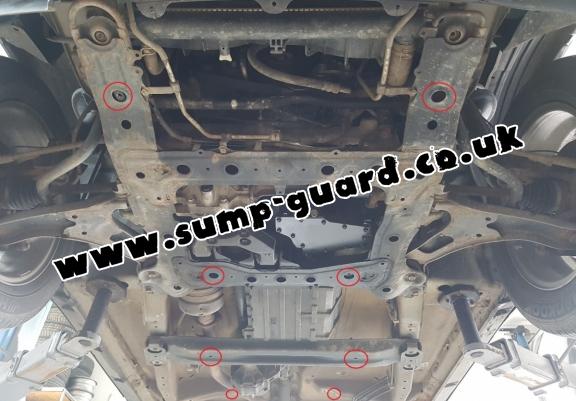 Aluminum sump guard for Suzuki Grand Vitara 2