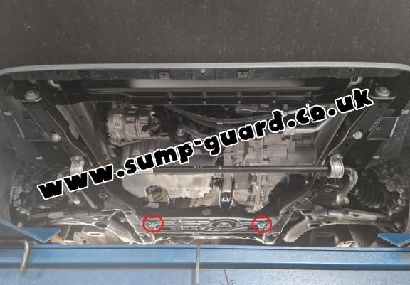 Aluminum  sump guard for Vw Crafter