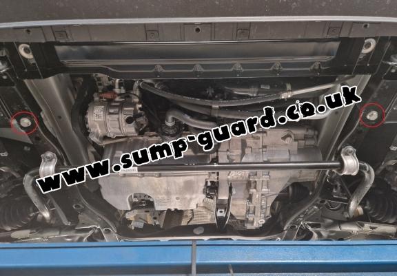 Aluminum  sump guard for Vw Crafter