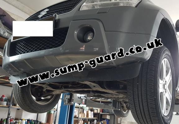 Aluminum gearbox and transfer case guard for Suzuki Grand Vitara 2