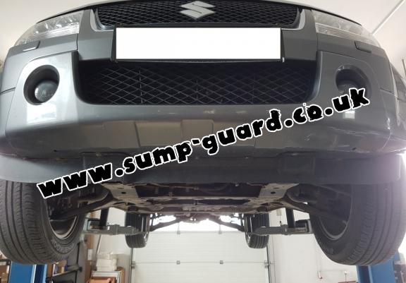 Aluminum gearbox and transfer case guard for Suzuki Grand Vitara 2