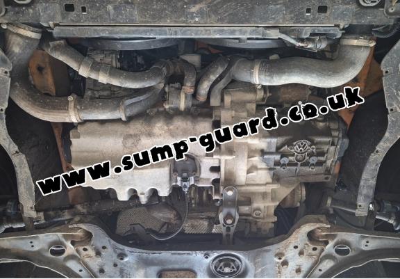Aluminum sump guard for VW Caddy 