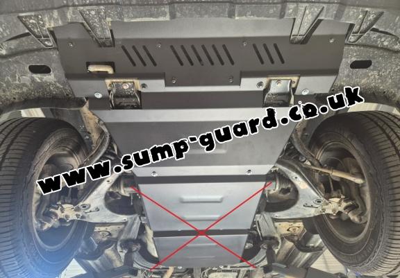 Steel sump guard for the protection of the engine and the radiator for Maxus T60 Max