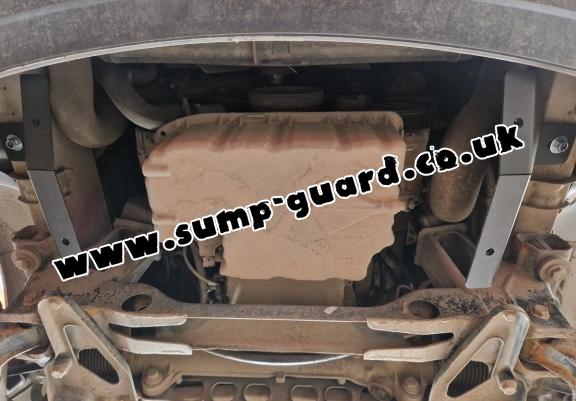 Aluminum sump guard for the protection of the engine and the gearbox for Volkswagen Crafter
