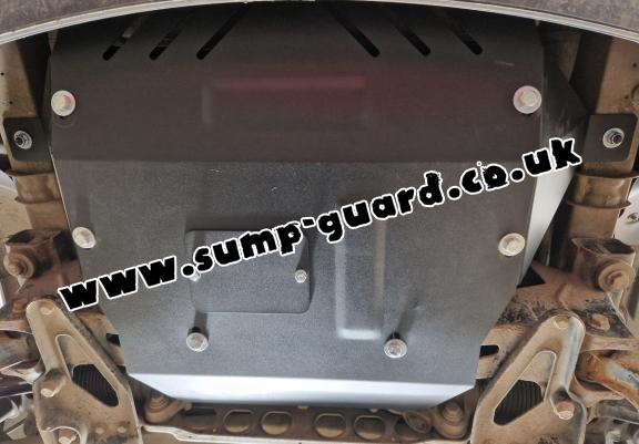 Aluminum sump guard for the protection of the engine and the gearbox for Volkswagen Crafter