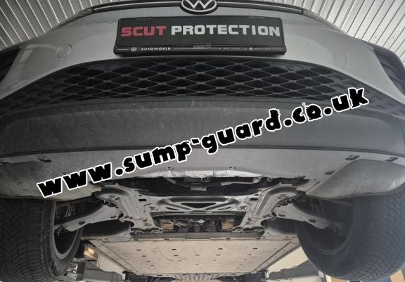 Aluminum sump guard for Audi Q 4 e-tron