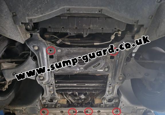 Aluminum sump guard for Audi Q 4 e-tron