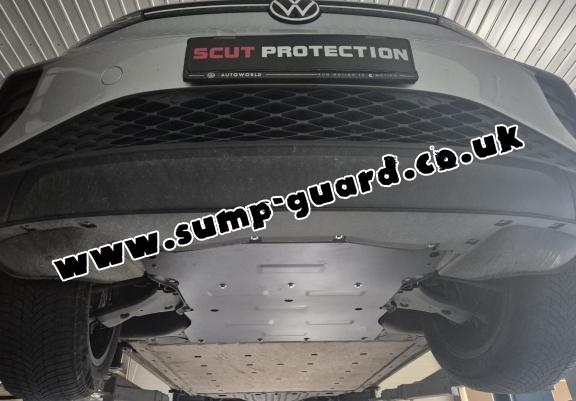 Aluminum sump guard for Audi Q 4 e-tron
