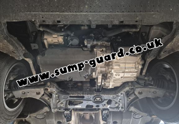 Steel sump guard for the protection of the engine and the gearbox for Skoda Octavia 3 - manual gearbox