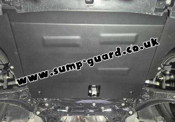 Steel sump guard for Vauxhall Frontera