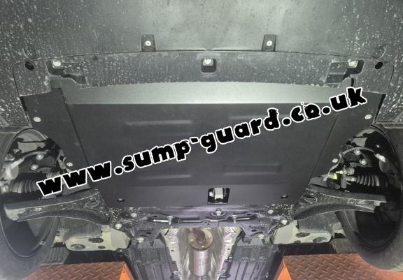 Steel sump guard for Vauxhall Frontera