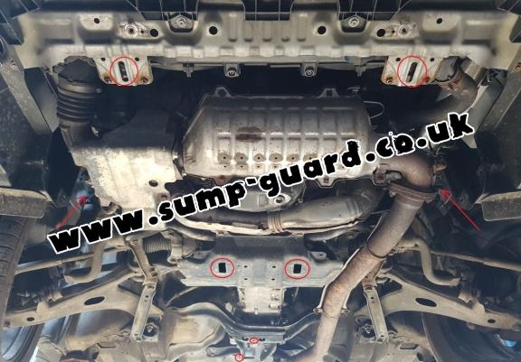 Steel sump guard for Subaru Legacy IV