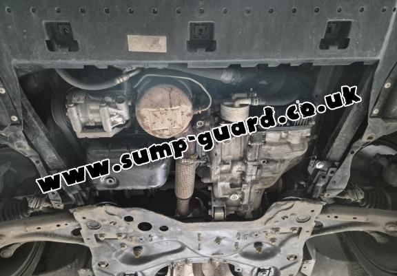 Steel sump guard for Citroen c4