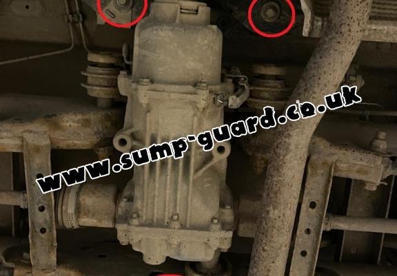 Aluminum diferential guard for Dacia Duster 4x4