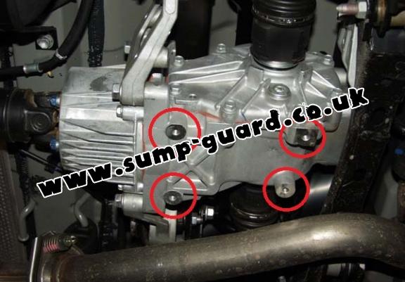 Aluminum diferential guard for Toyota Rav4