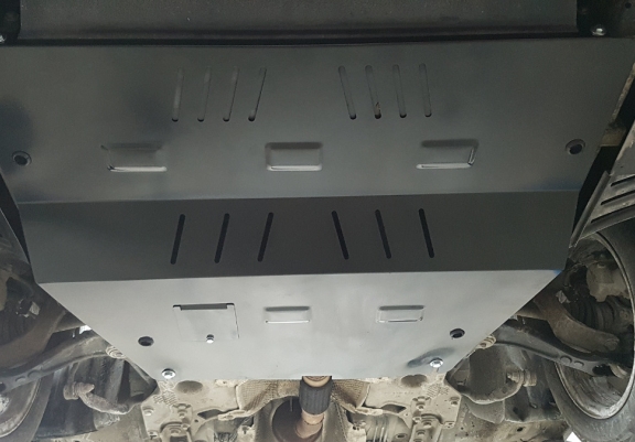 Steel sump guard for Peugeot 407