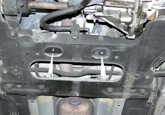 Steel sump guard for Peugeot Partner