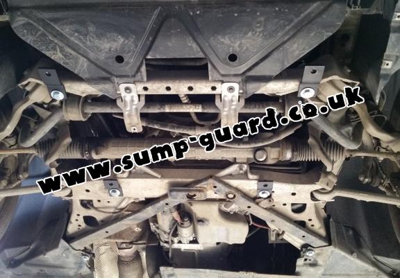 Steel sump guard for BMW Seria 3 E90/91/92