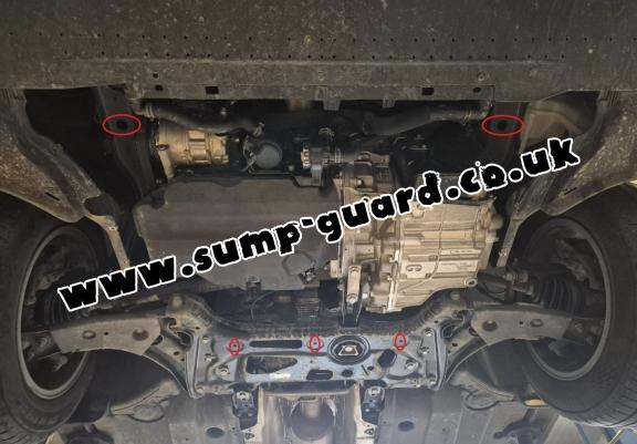 Steel sump guard for Ford Tourneo  Connect - automatic gearbox